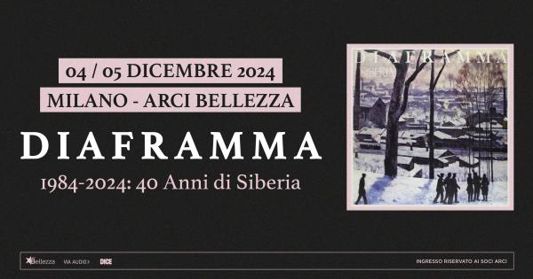 DIAFRAMMA ✫ 40 ANNI DI SIBERIA