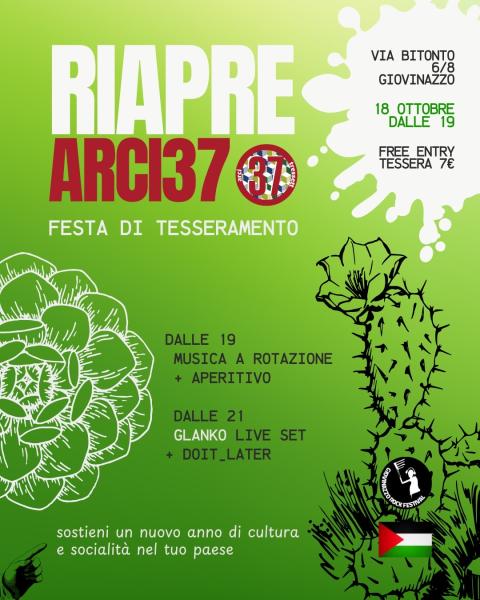 Festa di Tesseramento GLANKO live set