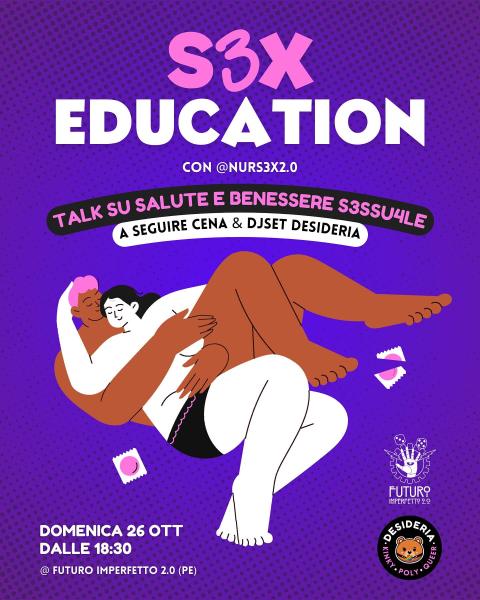 SEX EDUCATION - Talk su salute e benessere sessuale