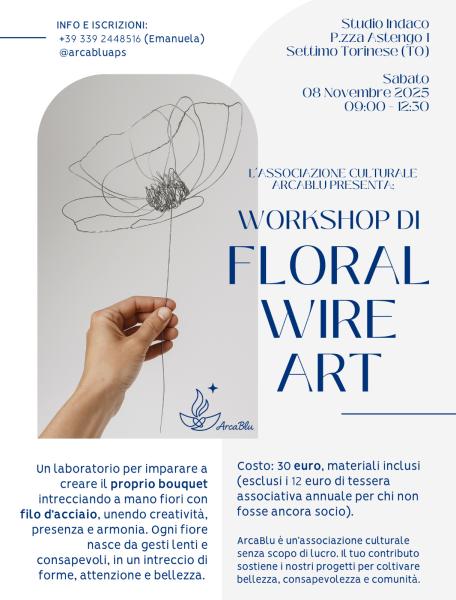 WORKSHOP DI FLORAL WIRE ART