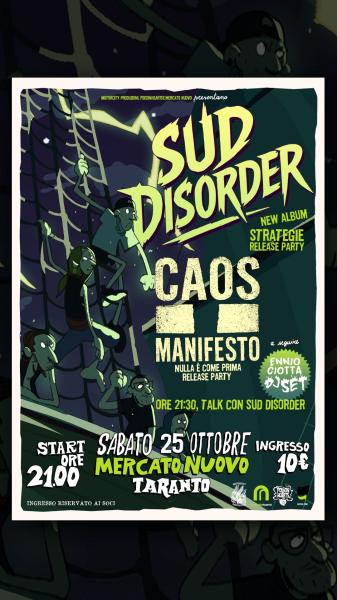 Sud Disorder talk + concerto