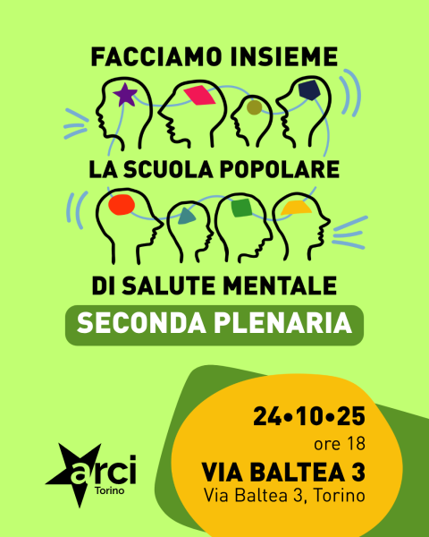 Seconda plenaria della Scuola Popolare di Salute Mentale