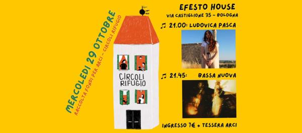 LUDOVICA PASCA & BASSA NUOVA - Raccolta fondi per Arci Circoli Rifugio