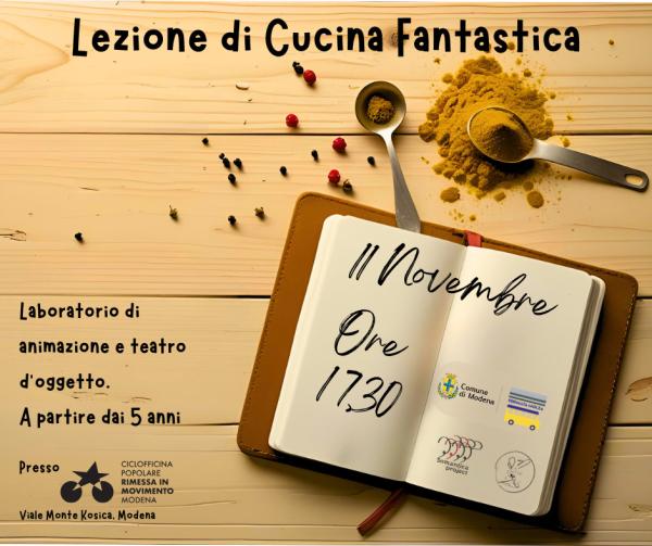 LEZIONE DI CUCINA FANTASTICA