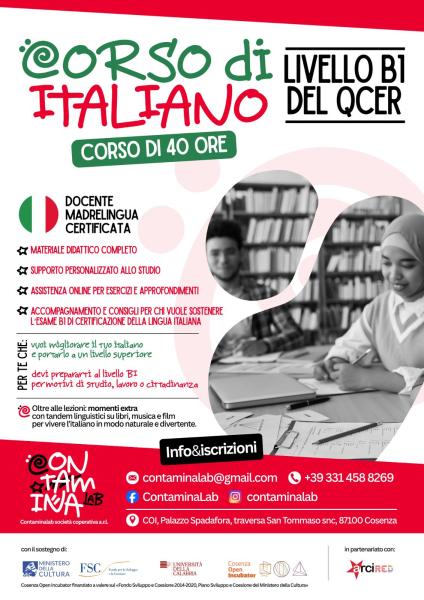 Corso di Italiano livello B1 del QCER