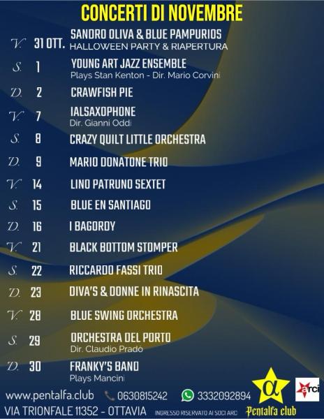 I concerti di novembre 2025