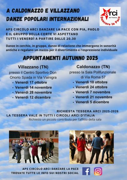 A Caldonazzo e Villazzano danze popolari internazionali