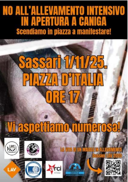 NO ALL'ALLEVAMENTO INTENSIVO A CANIGA