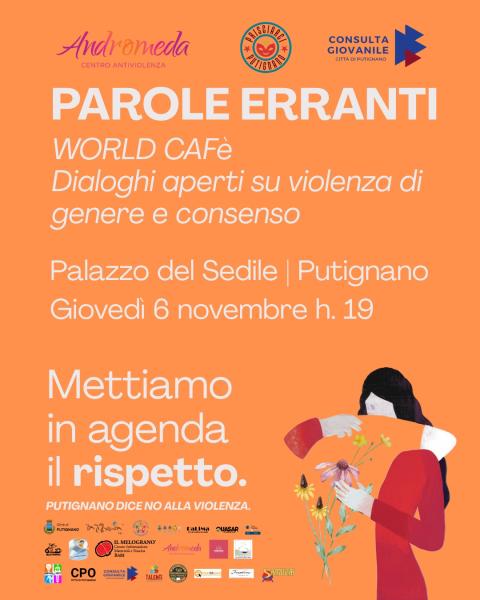 🌈 𝗣𝗔𝗥𝗢𝗟𝗘 𝗘𝗥𝗥𝗔𝗡𝗧𝗜 – 𝗪𝗼𝗿𝗹𝗱 𝗖𝗮𝗳𝗲́ 𝘿𝙞𝙖𝙡𝙤𝙜𝙝𝙞 𝙖𝙥𝙚𝙧𝙩𝙞 𝙨𝙪 𝙫𝙞𝙤𝙡𝙚𝙣𝙯𝙖 𝙙𝙞 𝙜𝙚𝙣𝙚𝙧𝙚 𝙚 𝙘𝙤𝙣𝙨𝙚𝙣𝙨𝙤