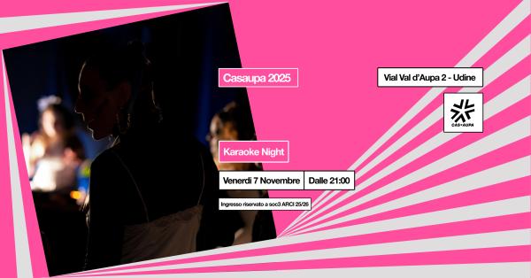 Venerdì 7 novembre | Karaoke night