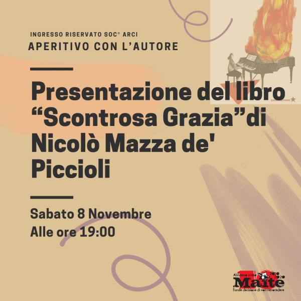 PRESENTAZIONE LIBRO "SCONTROSA GRAZIA"