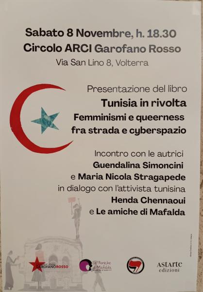 Presentazione del libro "Tunisia in rivolta - femminismi e queerness fra strada e cyberspazio"