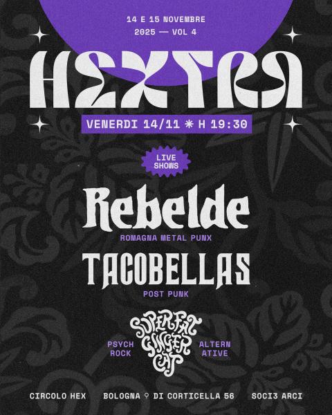 💥 𝐇𝐄𝐗𝐓𝐑𝐀 💥 vol. 4:  𝐑𝐞𝐛𝐞𝐥𝐝𝐞 𝐑𝐏𝐌 • 𝐓𝐚𝐜𝐨𝐛𝐞𝐥𝐥𝐚𝐬 • 𝐒𝐮𝐩𝐞𝐫 𝐅𝐚𝐭 𝐆𝐢𝐧𝐠𝐞𝐫 𝐂𝐚𝐭 •