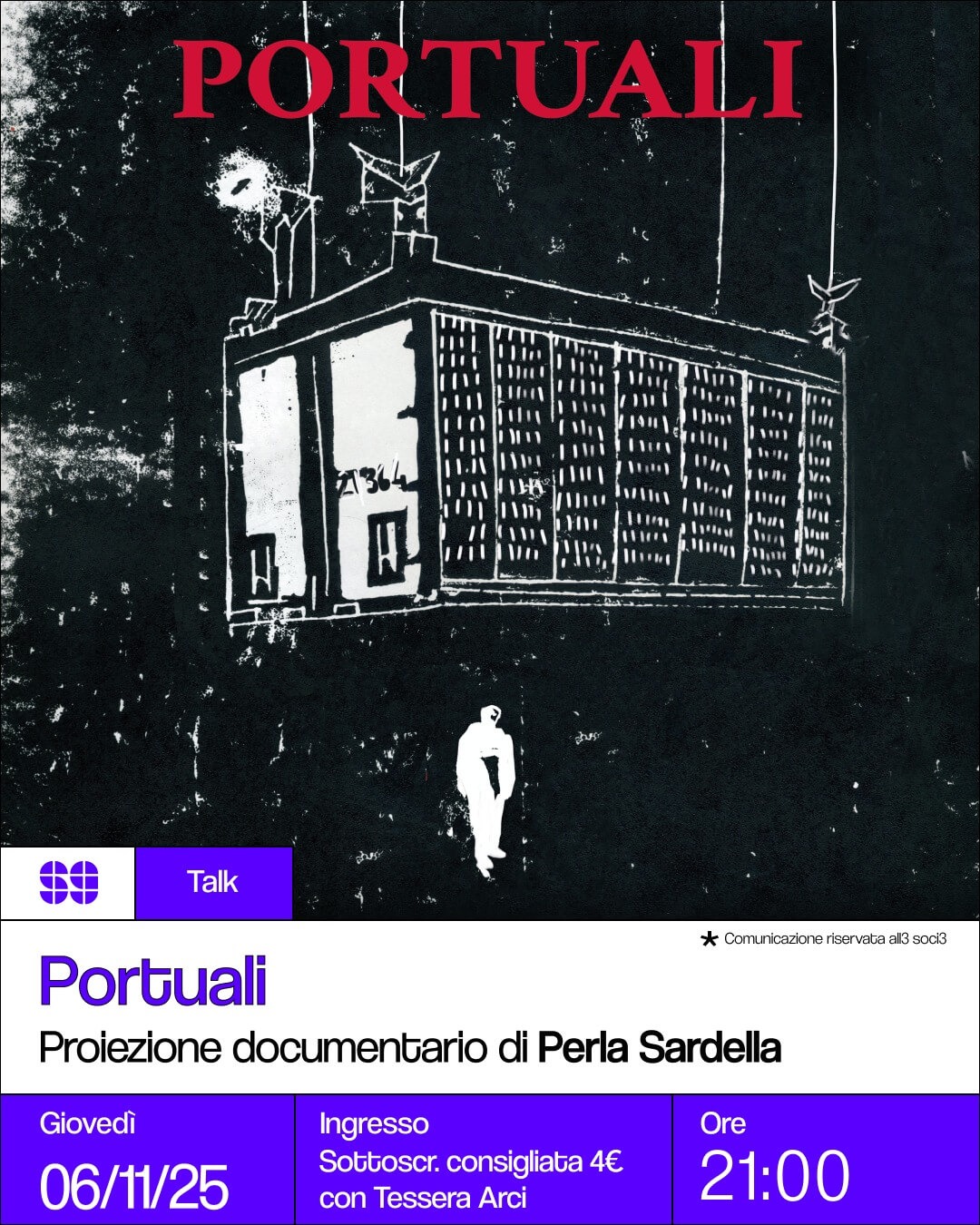 Talk: Portuali – Proiezione documentario di Perla Sardella