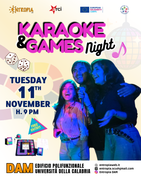 Prontə per una nuova Karaoke & Games Night?