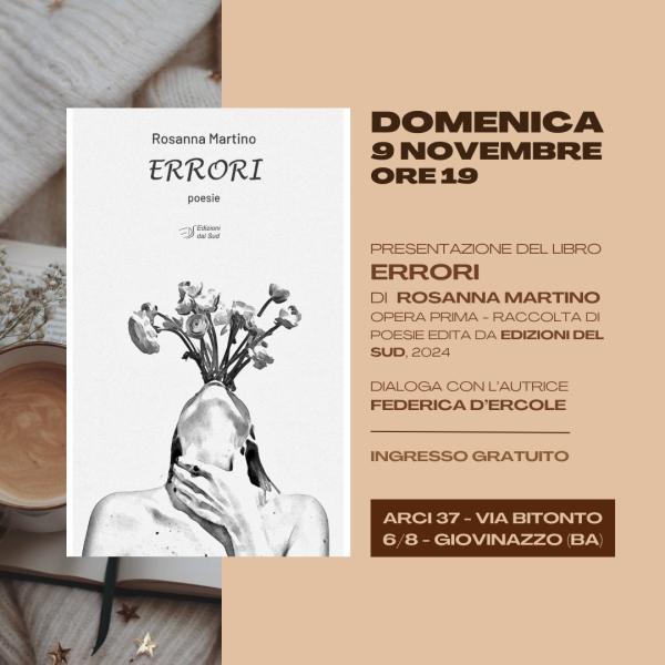 Domenica del libro: ERRORI di ROSANNA MARTINO + Sound Design di Alex Lahs