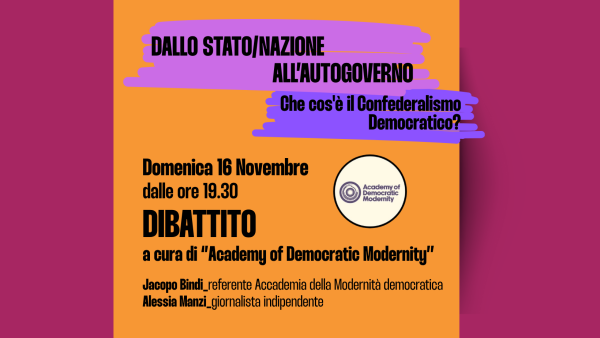 Dallo stato/nazione all'autogoverno: dibattito con l'accademia della modernità democratica