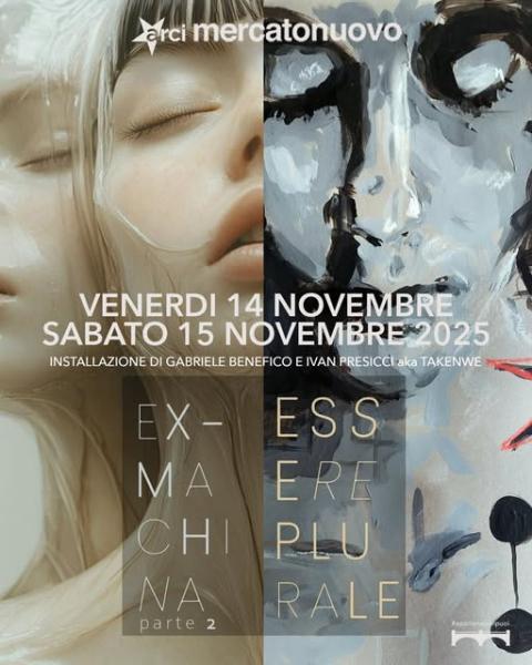 Ex-Machina parte 2: essere plurale | Installazione di Gabriele Benefico e Ivan Presicci aka Takenwe