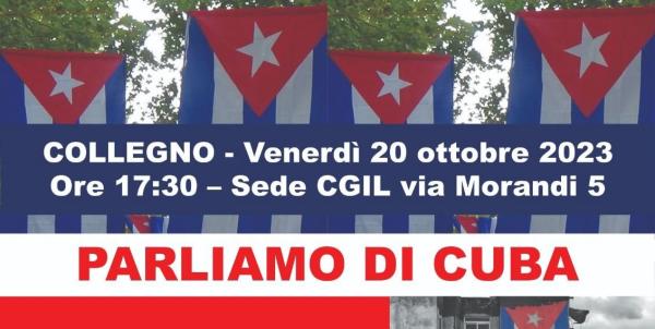 Parliamo di Cuba - Collegno, 20 ottobre 2023