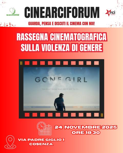 Nuovo appuntamento per il 24 Novembre! CineArciForum: Gone Girl di David Fincher