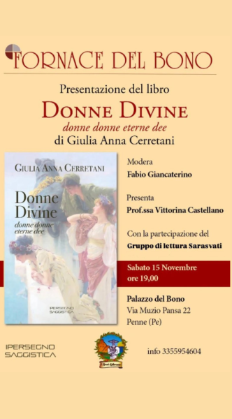 Presentazione del libro DONNE DIVINE di Giulia Anna Cerretini