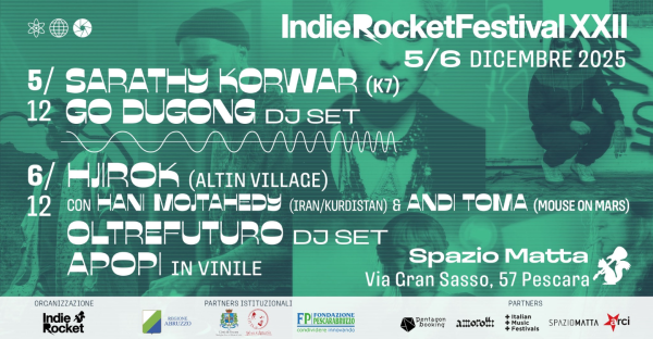 Indie Rocket Festival - Sarathy Korwar a seguire Go Dugong