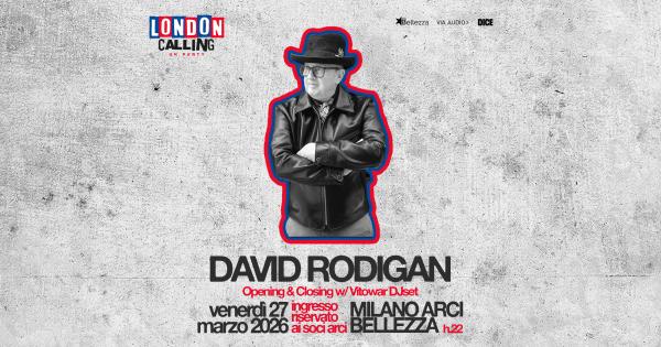 DAVID RODIGAN + VITOWAR DJSET