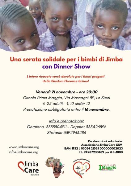Serata solidale per i bimbi di Jimba