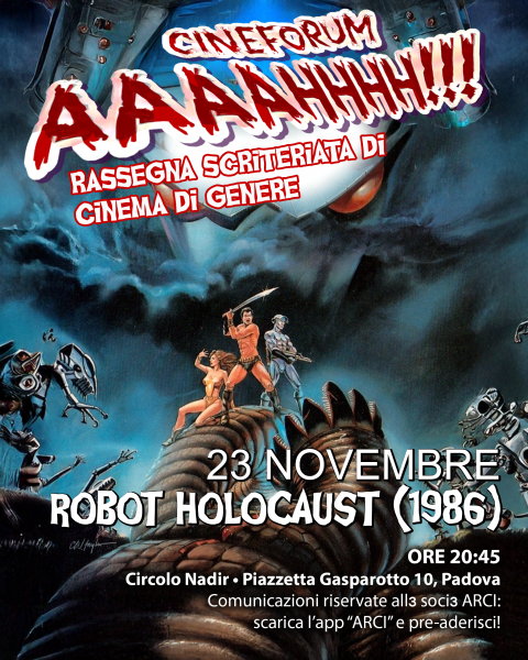 🎥 “ROBOT HOLOCAUST” (1986) • Cineforum AAAAHHHH!!!!