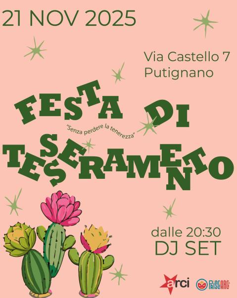 🌵🎉 Festa di Tesseramento PRISCIARCI 2025/2026!