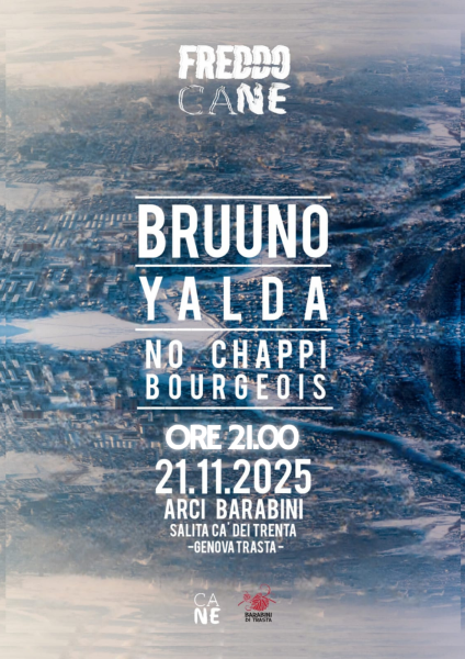 Freddo cane ai Barabini con Bruuno, Yalda e No Chappi Bourgeois