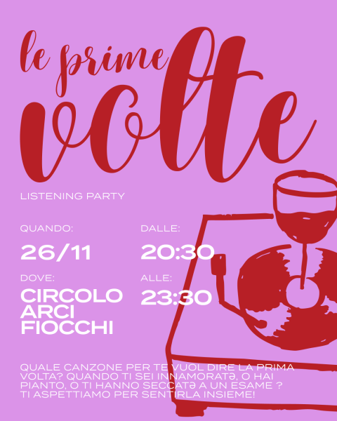 🎧 LE PRIME VOLTE: LISTENING PARTY🎧