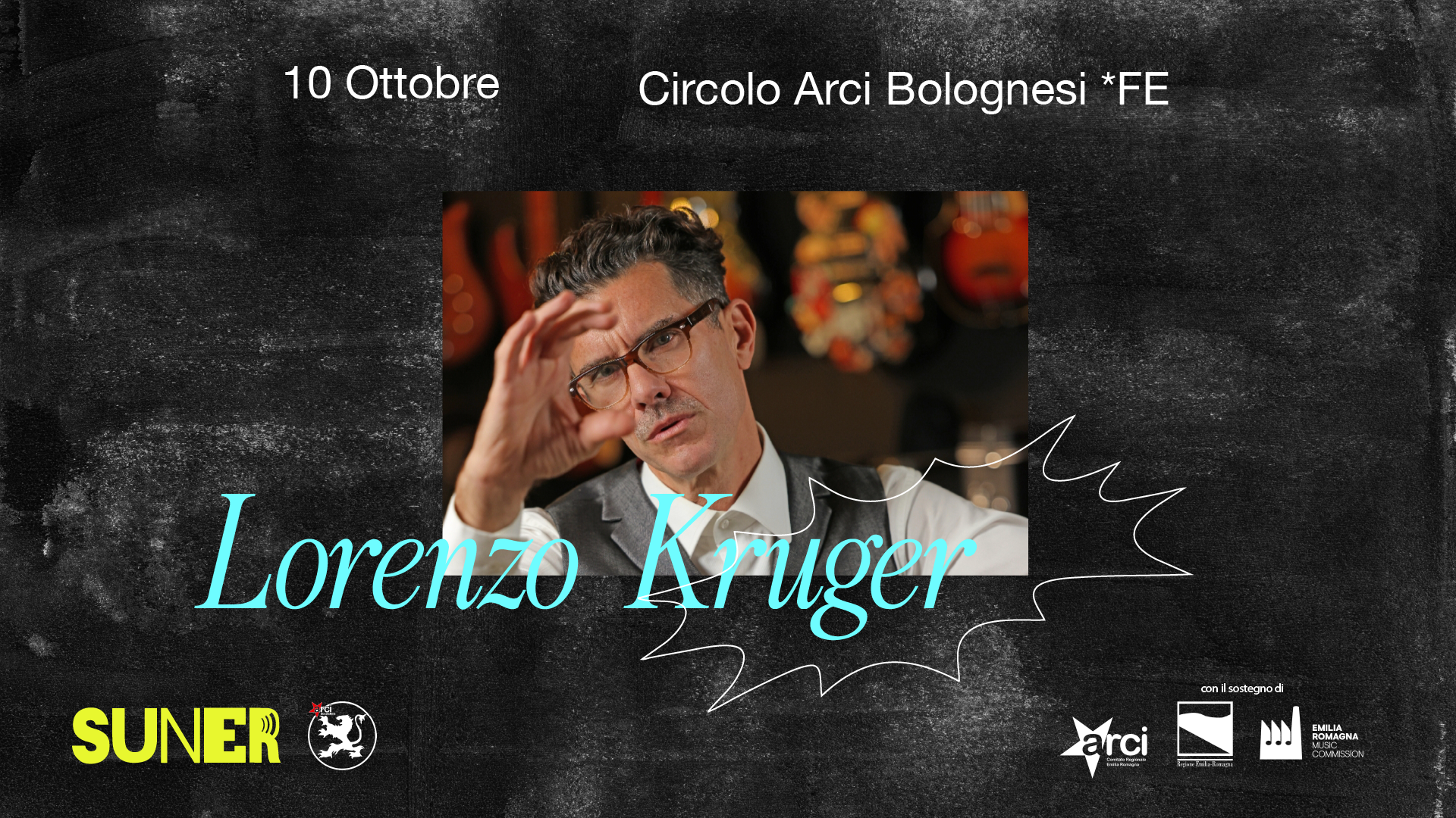 LORENZO KRUGER @Circolo Arci Bolognesi (FE) ✧ SUNER Festival