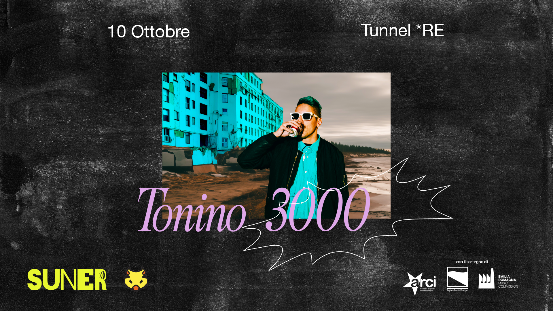TONINO 3000 @Circolo Arci Tunnel (RE) ✧ SUNER Festival