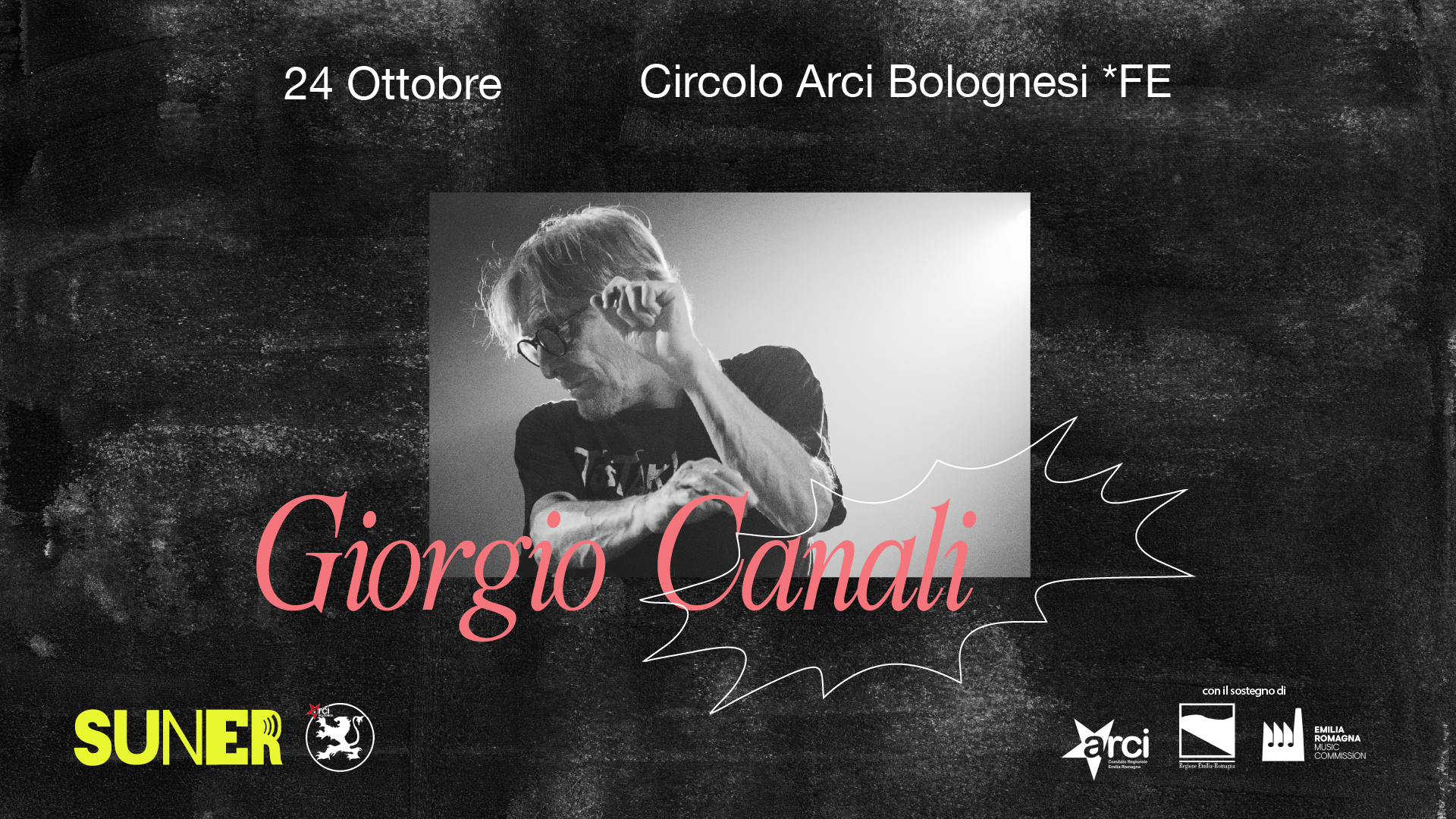 GIORGIO CANALI @Circolo Arci Bolognesi FE ✧ SUNER Festival