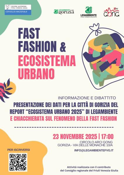 Presentazione Ecosistema Urbano Gorizia & Focus su Industria tessile e Fast Fashion