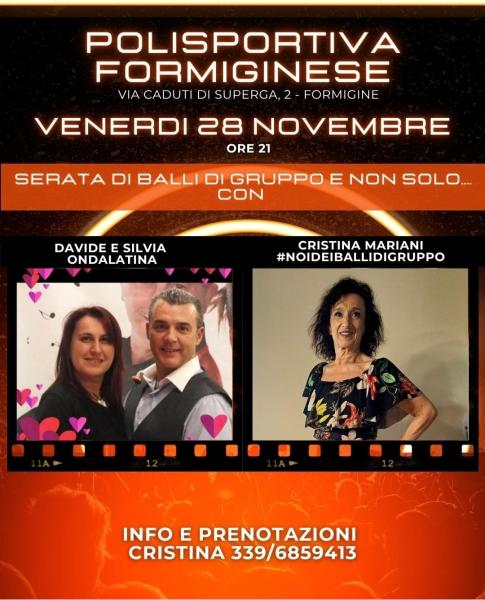 SERATA DI BALLI DI GRUPPO E NON SOLO ......