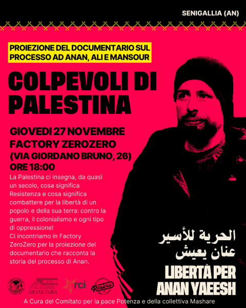 Documentario sulla storia di Anan Yaeesh