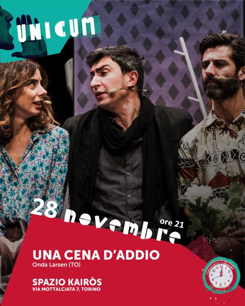 Torna "Una cena d'addio" a Spazio Kairòs 🍷