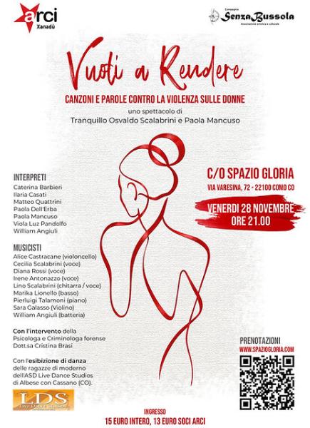 Vuoti a rendere - Canzoni e parole contro la violenza sulle donne