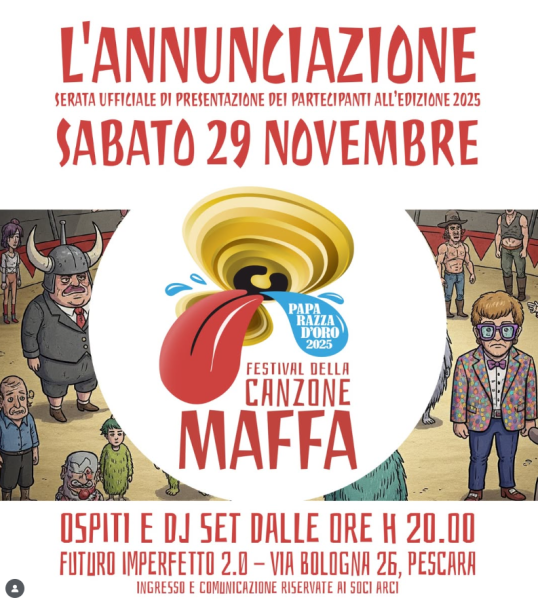 L'Annunciazione, serata ufficiale di presentazione dei partecipanti all'edizione 2025. Festival della canzone MAFFA
