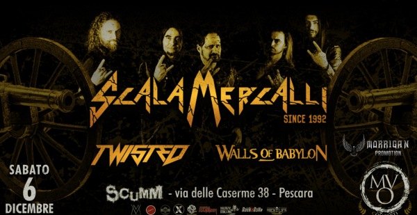 Scala Mercalli /Twisted / Walls Of Babylon Live Scumm (PE)