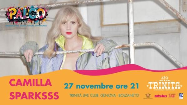 Camilla Sparksss al Trinità Live Club