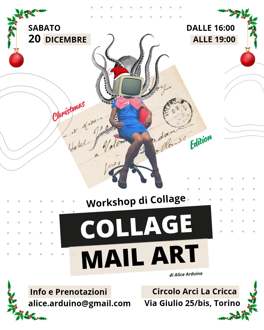 Collage Mail Art - Workshop di Collage