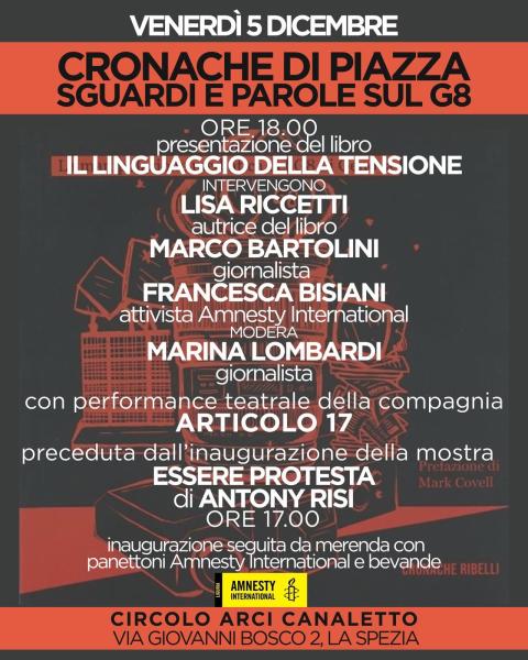 CRONACHE DI PIAZZA. Sguardi e parole sul G8