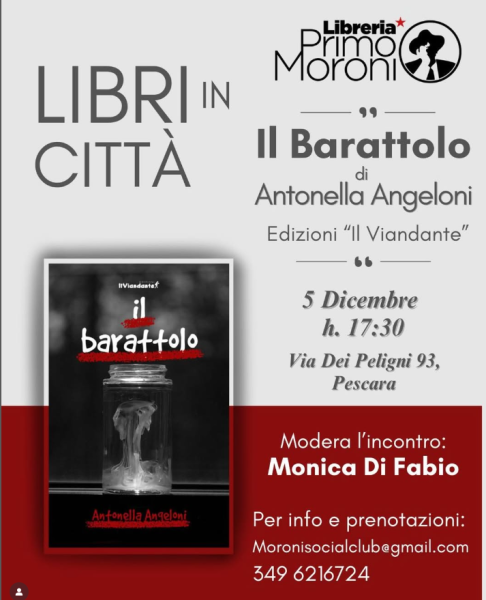 Libri in città Il barattolo di Antonella Angeloni