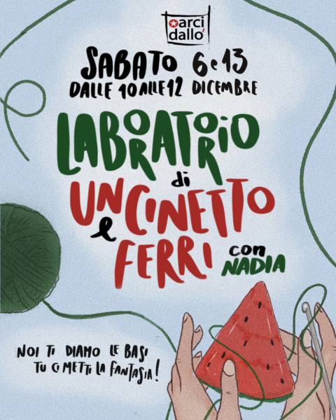 LABORATORIO DI UNCINETTO E FERRI con Nadia