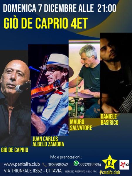 Gio De Caprio Quartet