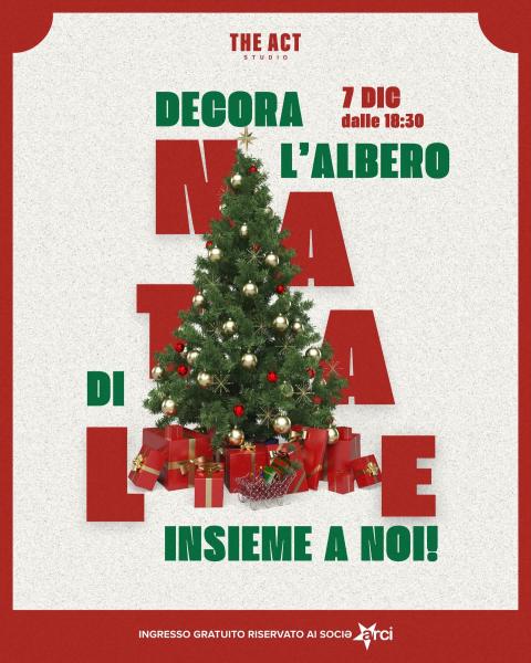 FACCIAMO L'ALBERO INSIEME!