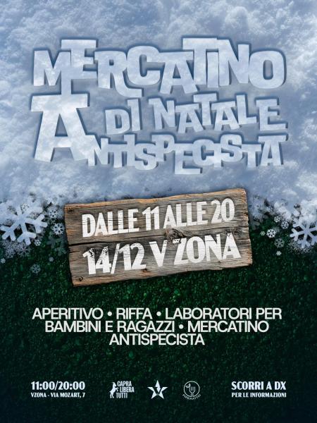 Mercatino di Natale antispecista